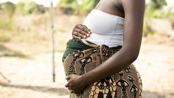 Pregnant woman Africa