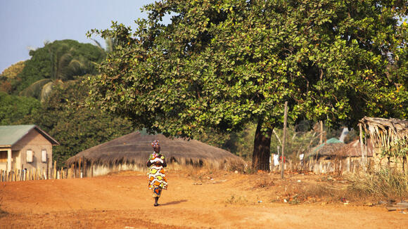 Small village Kartong, The Gambia