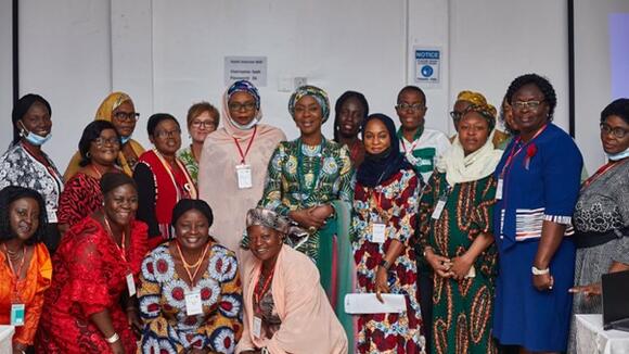LSTM and The Wellbeing Foundation Africa team with stakeholders at a co-creation workshop in understanding the gaps and challenges in Nursing education in Abuja Nigeria/credit: LSTM