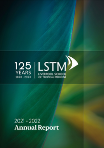 Front page of the LSTM Annual Report 2022